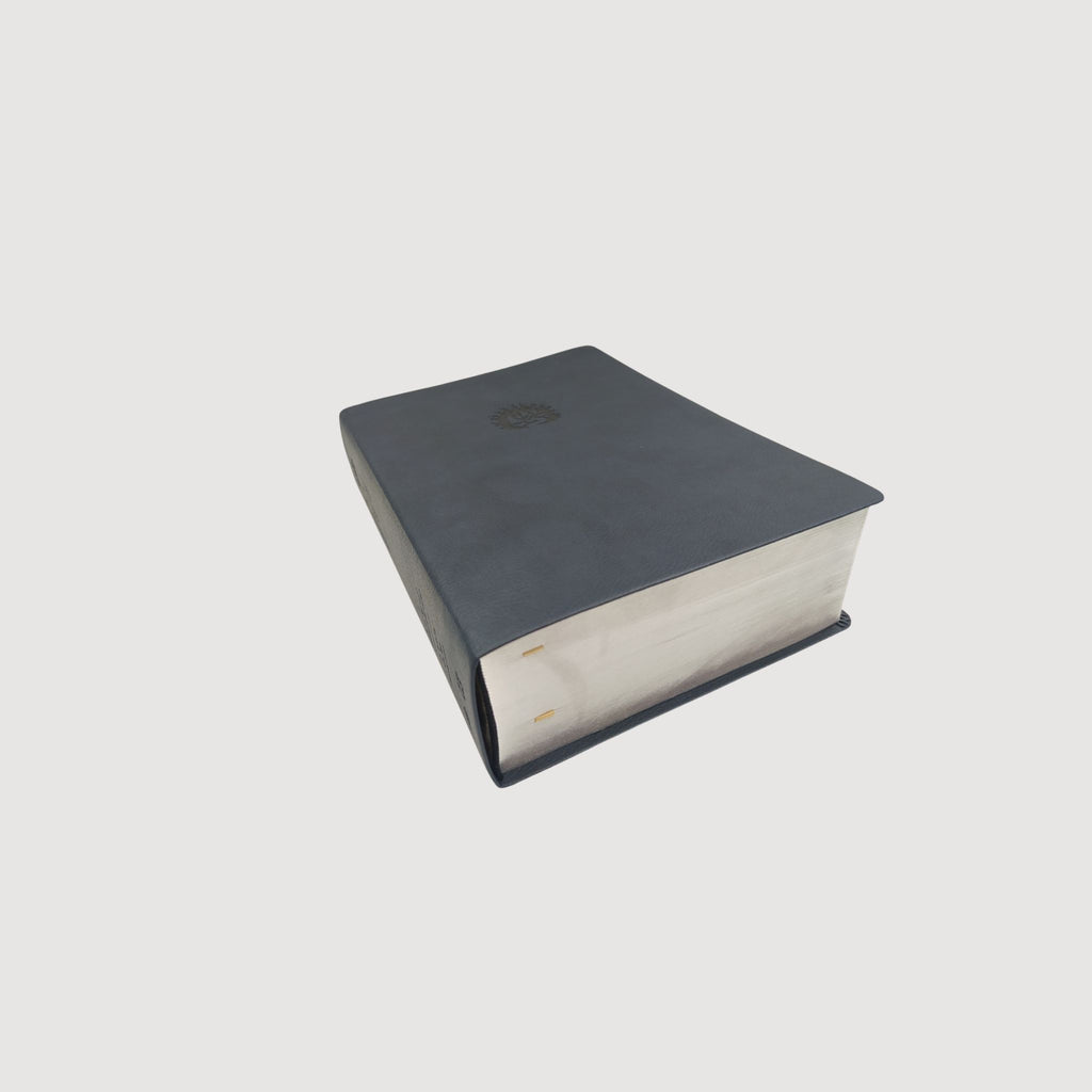 Biblia de Estudio de la Reforma Piel Genuino Negro con canto dorado