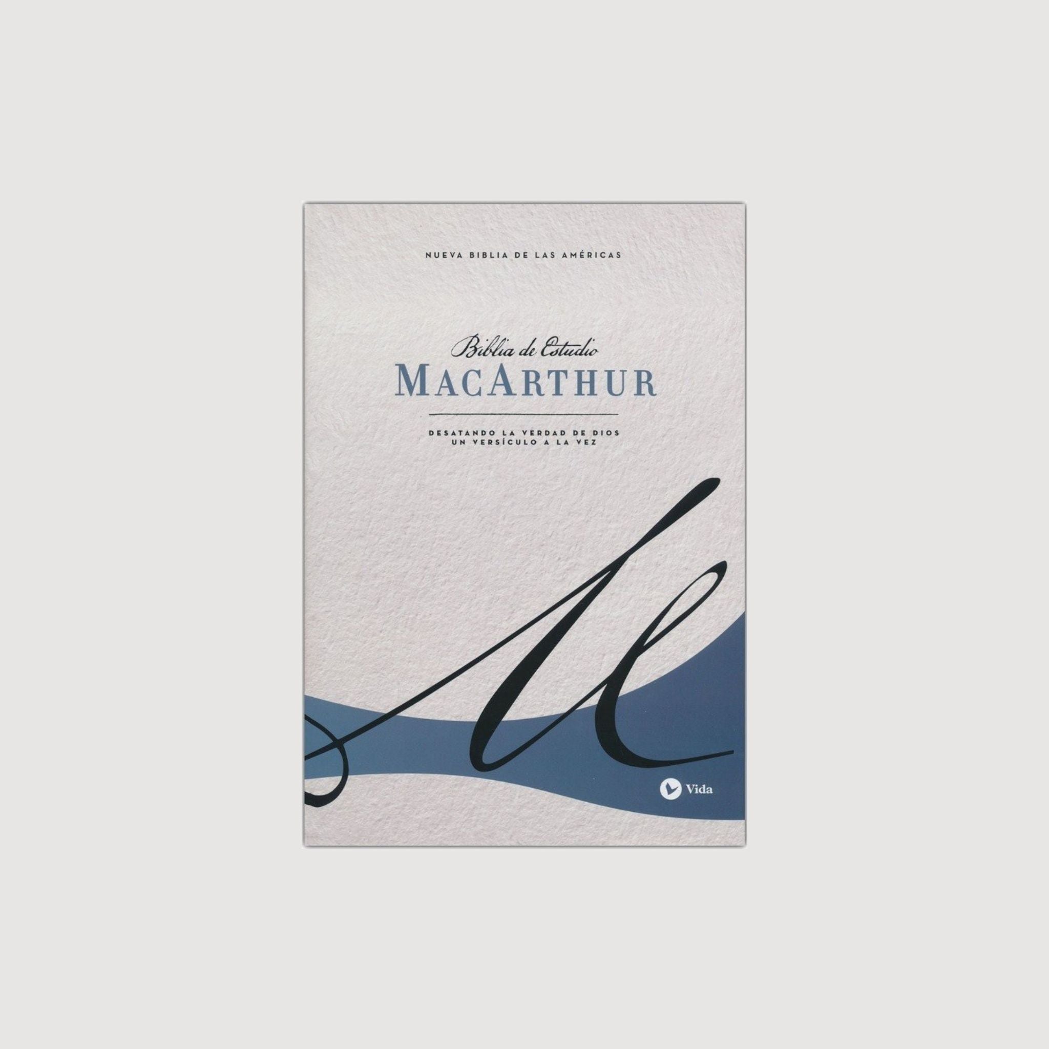 Biblia de Estudio MacArthur NBLA Tapa Dura Azul