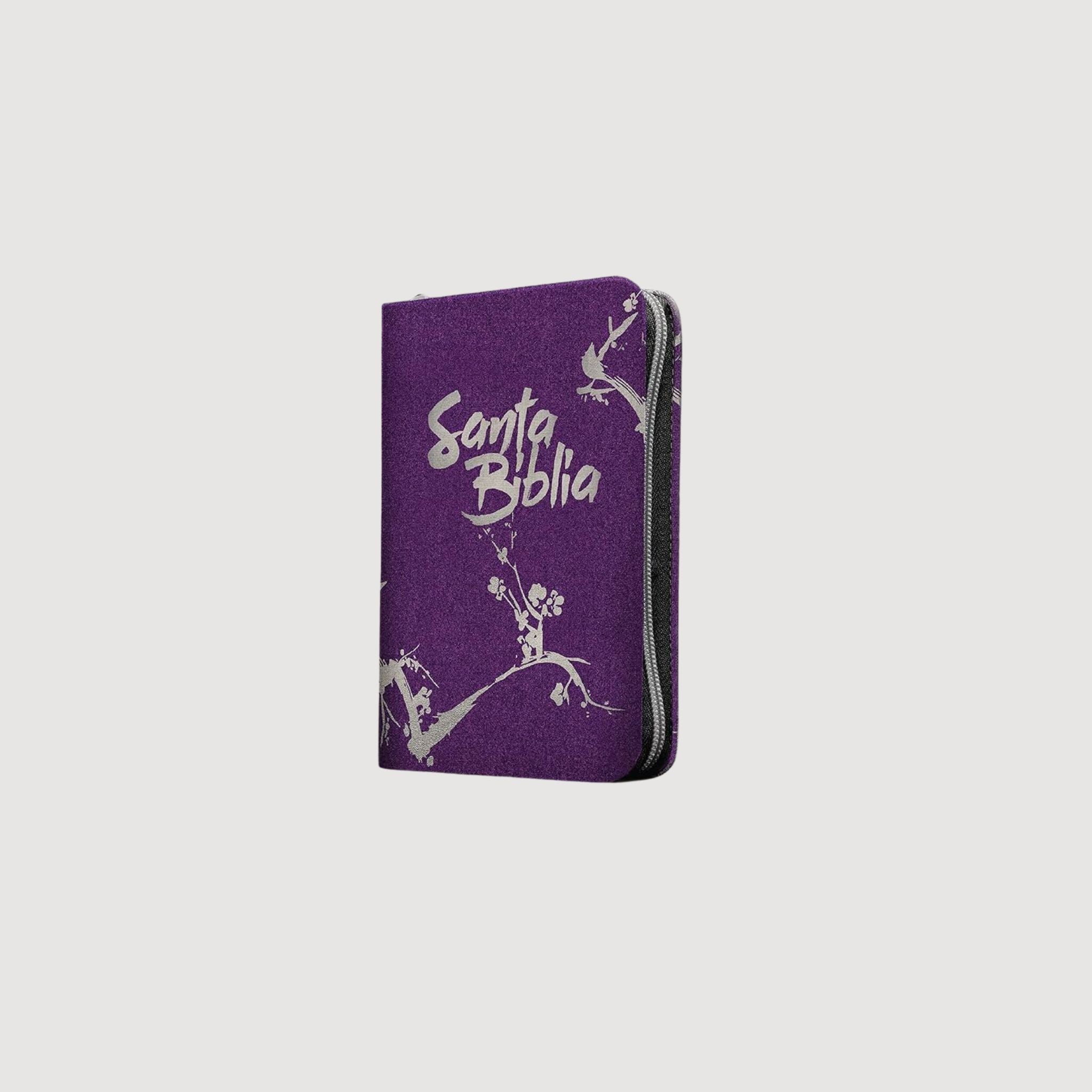 Biblia NTV purpura ziper