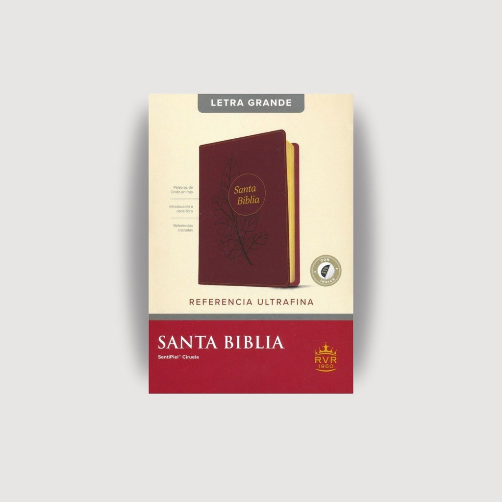 Biblia RVR60 Ultrafina LG SentiPiel con referencia
