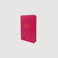 Biblia Reina Valera 60/piel fucsia/letra grande/sierre canto dorado