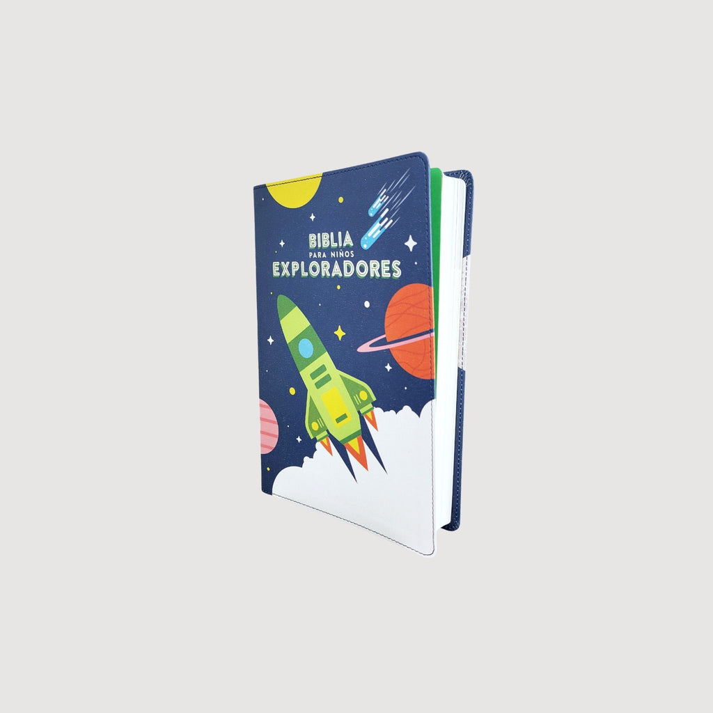 Biblia para Niños Exploradores Azul Cósmico