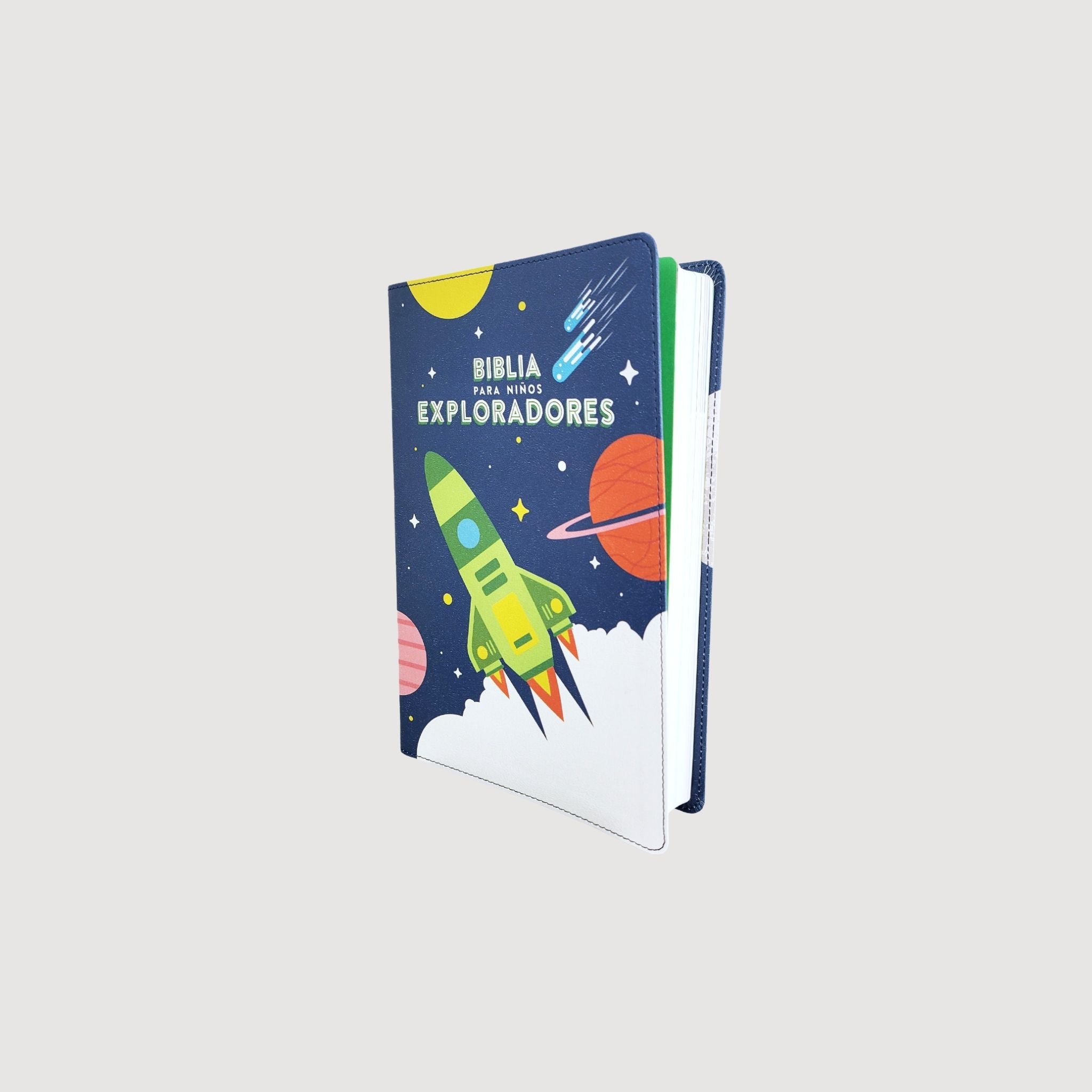 Biblia para Niños Exploradores Azul Cósmico