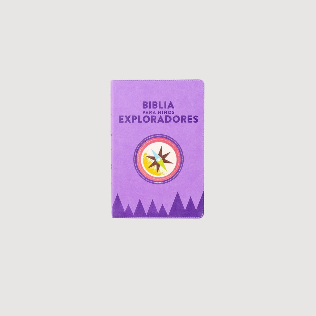 Biblia para Niños Exploradores Lavanda Compas