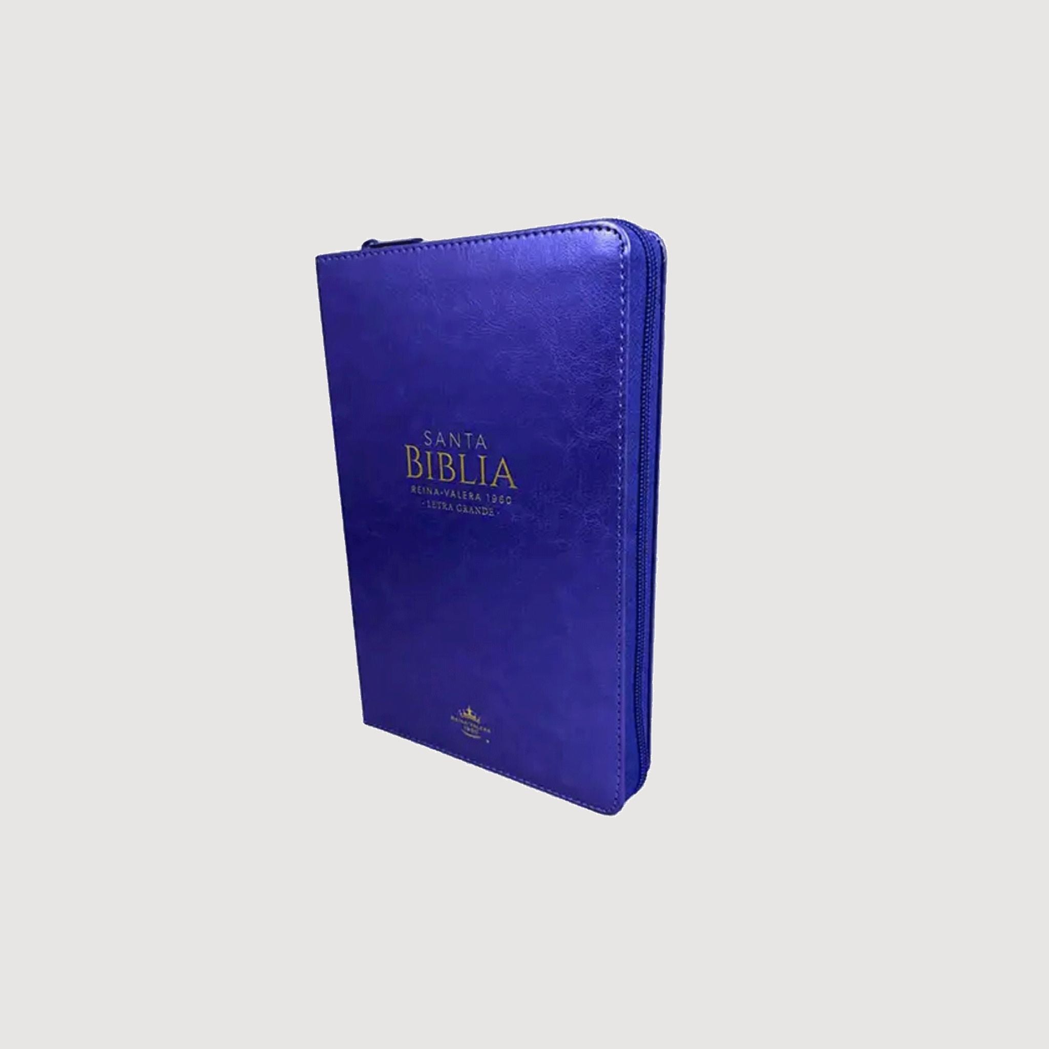 Biblia RVR60, Tamaño portátil, O35C, imitación Piel  Lila, letra grande